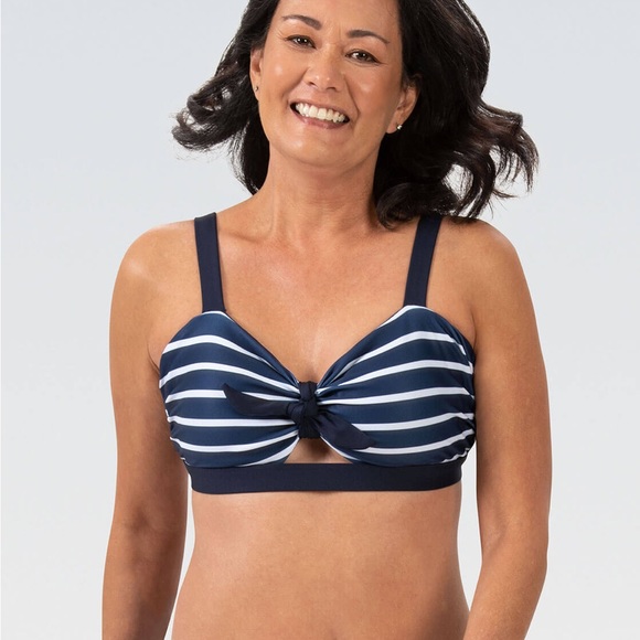 Elite Sportswear Dolfin Women's Aquashape Print Tie Front Bikini Top and bottom - Picture 5 of 14